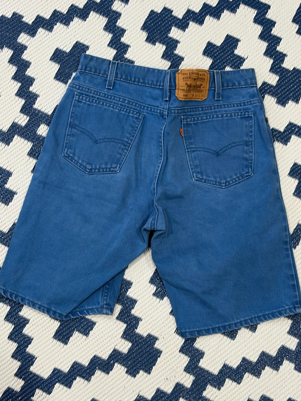 Vintage Levi’s Orange Tab Made in USA Denim Shorts Blue Men’s 30”